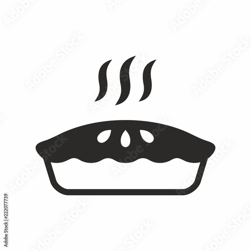 Pie vector icon