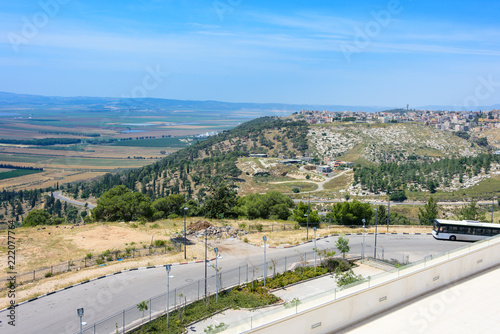 Views of Nazareth and the Galillee in Northen Israel