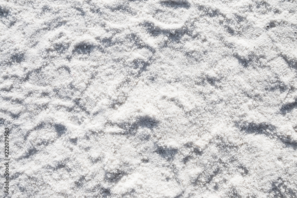 Close-up salt pool of large salt Close-up salt pool of large salt