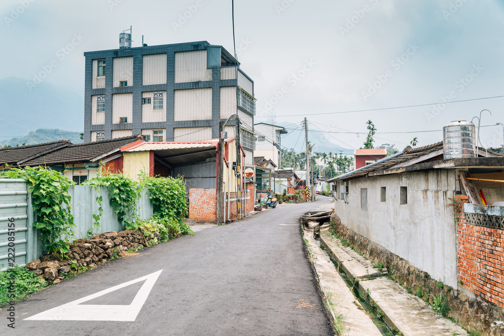 Jiji old town street in Nantou, Taiwan Jiji old town street in Nantou, Taiwan