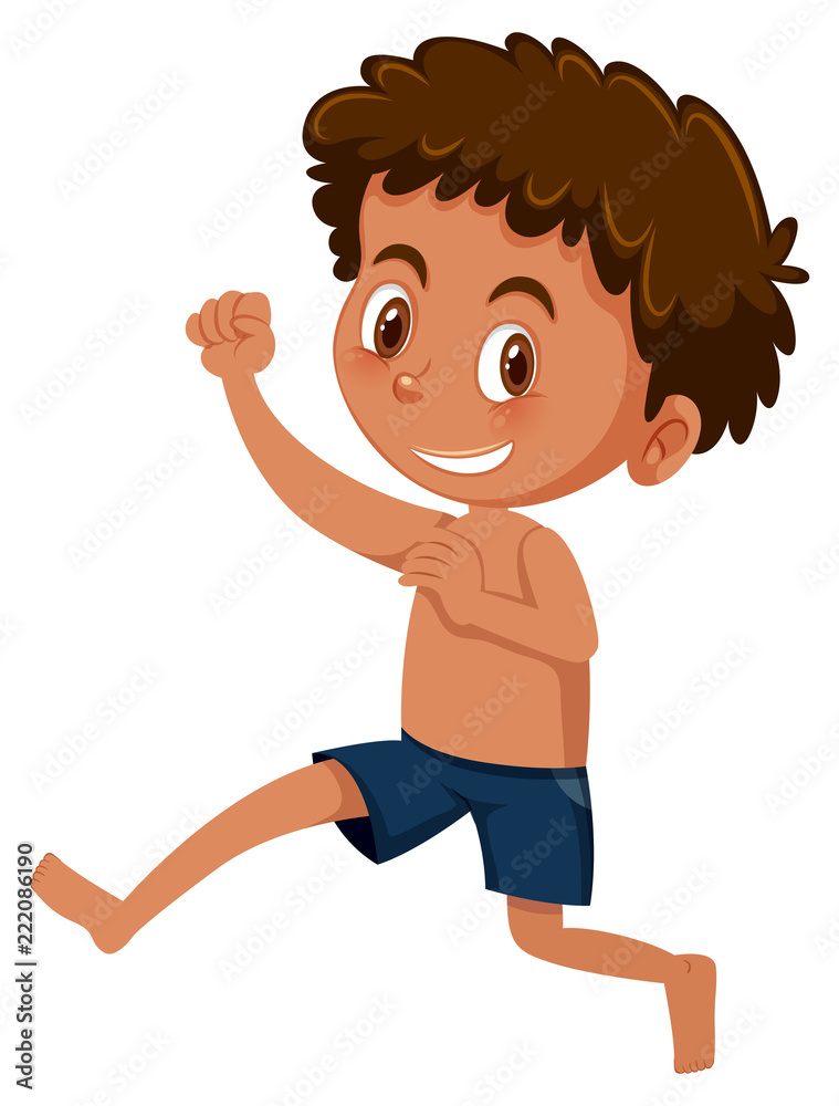 Young happy tan boy Young happy tan boy