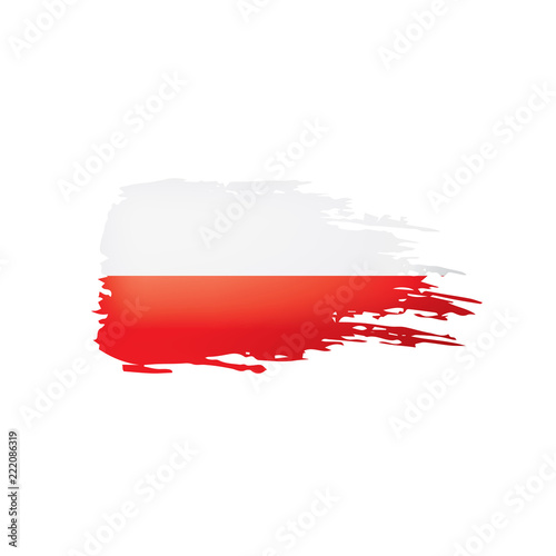 Free Download Poland flag, vector illustration on a white background - GFXLoad