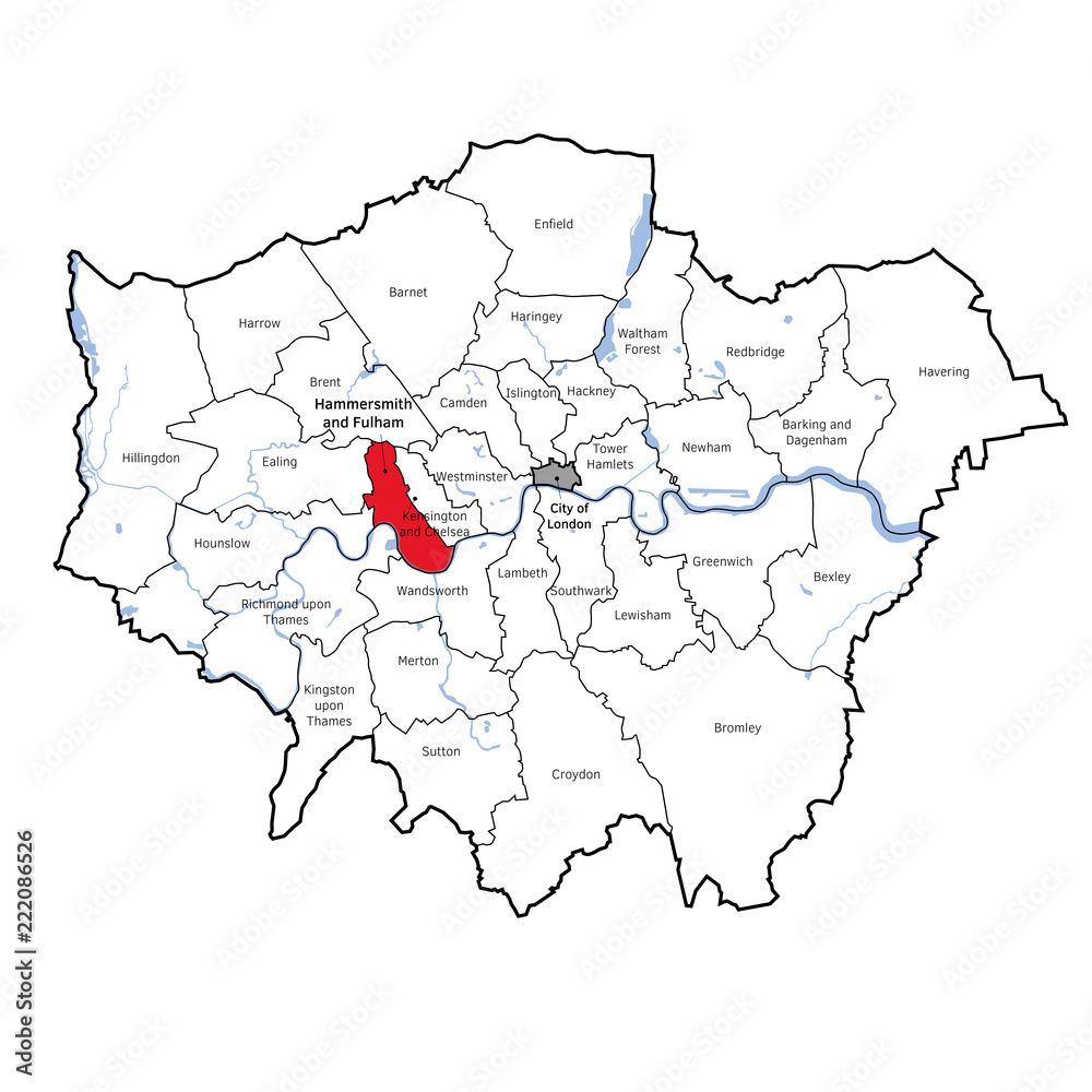 London Boroughs - Hammersmith and Fulham 