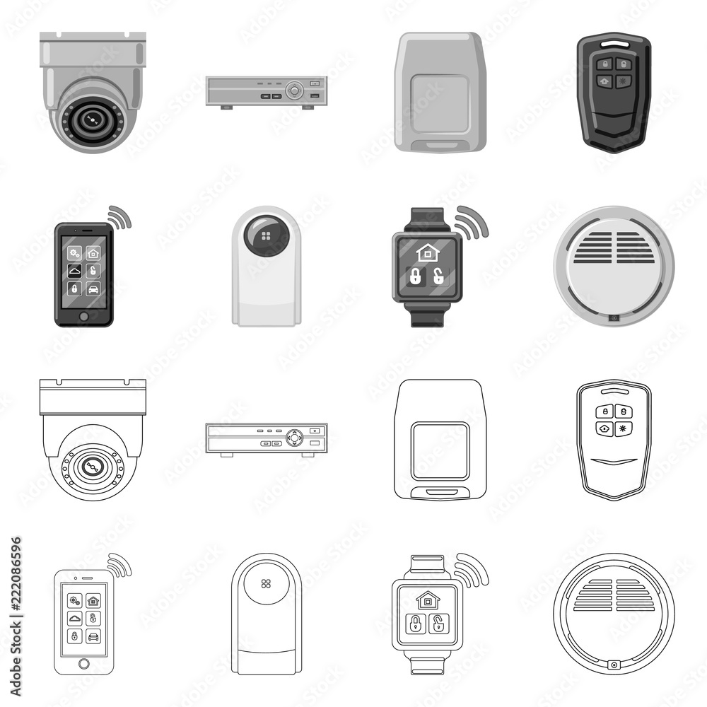 Vector design of office and house symbol. Set of office and system vector icon for stock. Vector design of office and house symbol. Set of office and system vector icon for stock.