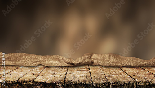 Empty table background