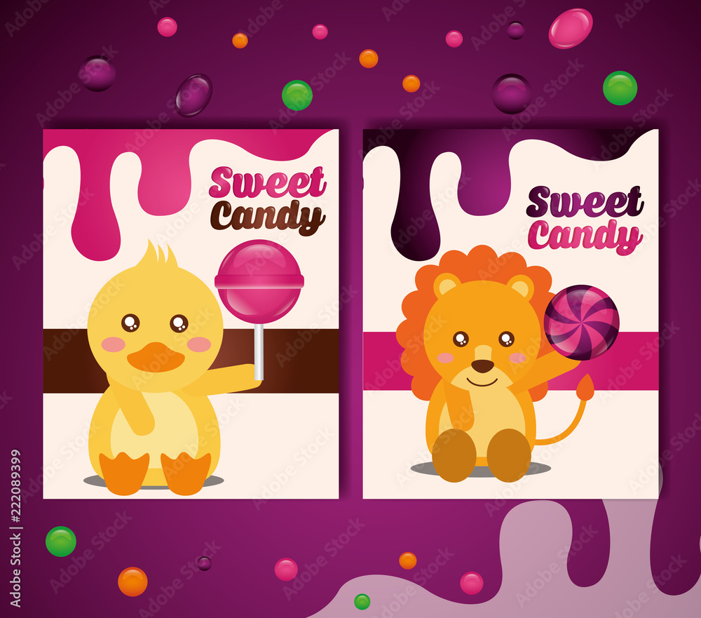 Obraz premium sweet candy concept
