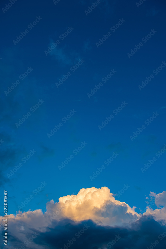 Obraz premium 夕暮れ積乱雲