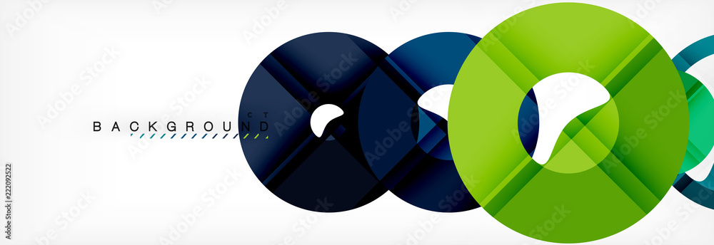 Colorful rings on grey background, modern geometric pattern design. Vector business or technology presentation design template, brochure or flyer pattern, or geometric web banner Colorful rings on grey background, modern geometric pattern design. Vector business or technology presentation design template, brochure or flyer pattern, or geometric web banner