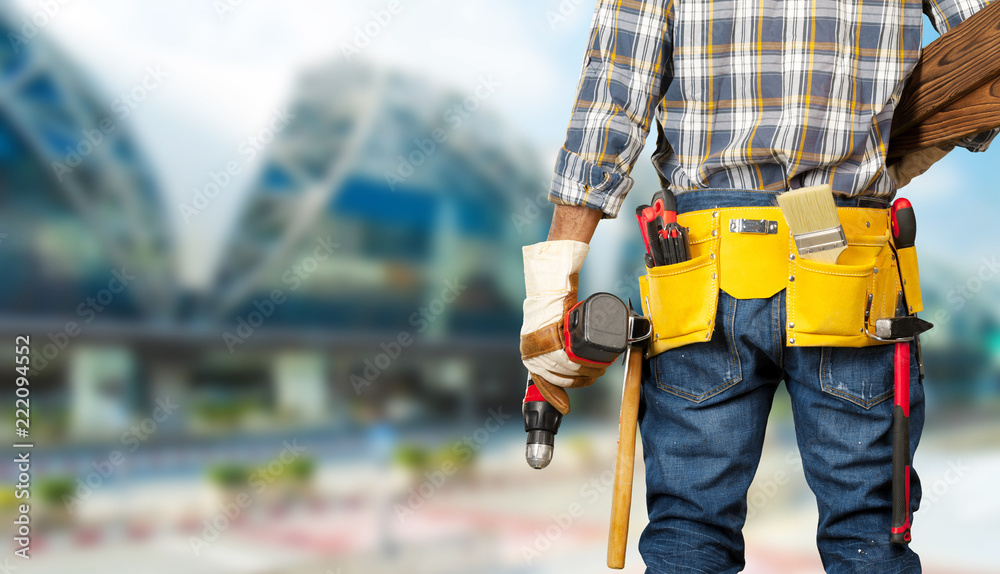 Contractor isolated over white background. Contractor isolated over white background.