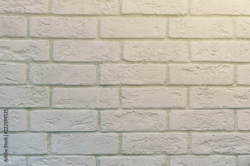 Abstract weathered texture stained old stucco light gray and aged paint white brick wall background in rural room