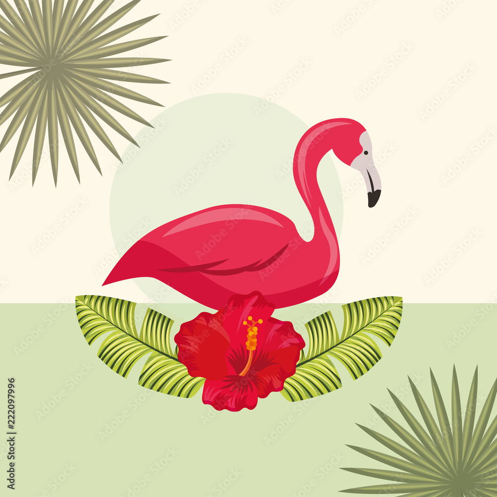 Obraz premium tropical leaves nature