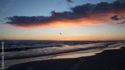 Beautiful red sunset. © Ludmila Smite