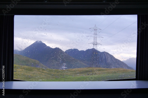 Paesaggio dal finestrino photo