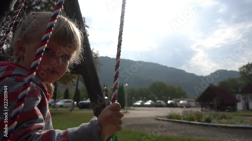 girl on the teeter-totter