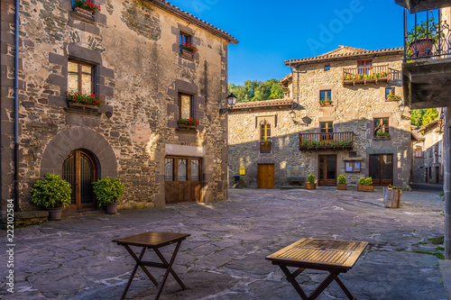 Beautiful ancient village of Rupit (Catalonia, Spain)
