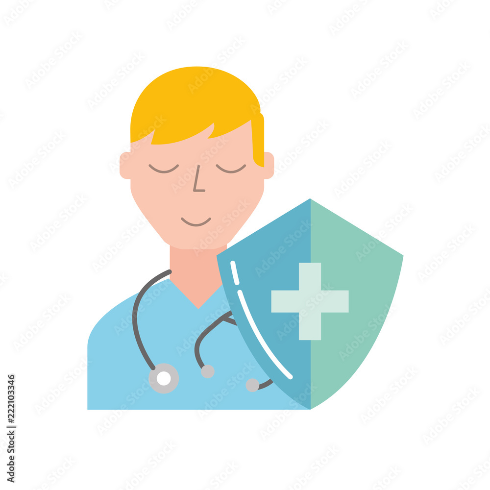 doctor portrait shield protection medical doctor portrait shield protection medical