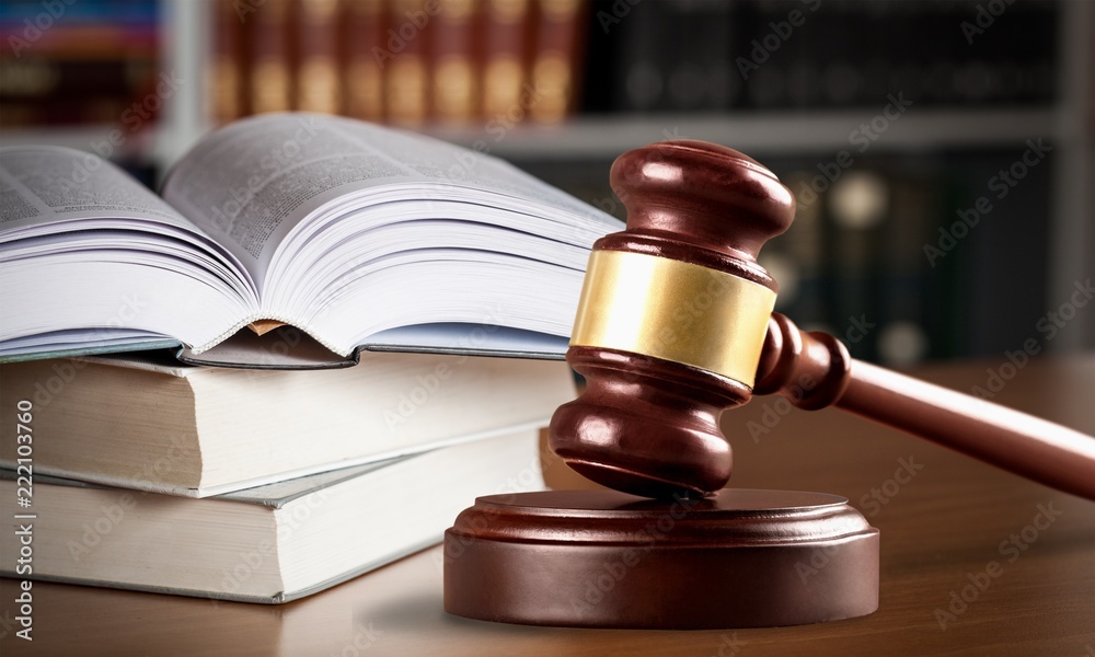 Justice Scales and wooden gavel. Justice concept Justice Scales and wooden gavel. Justice concept