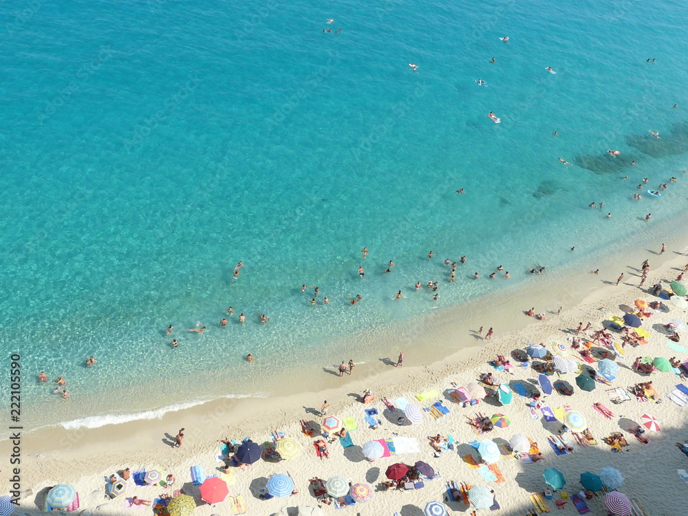 plage parasol été bleu baignade vacances plage parasol été bleu baignade vacances