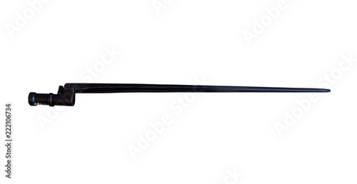 old rifle bayonet, Isolate