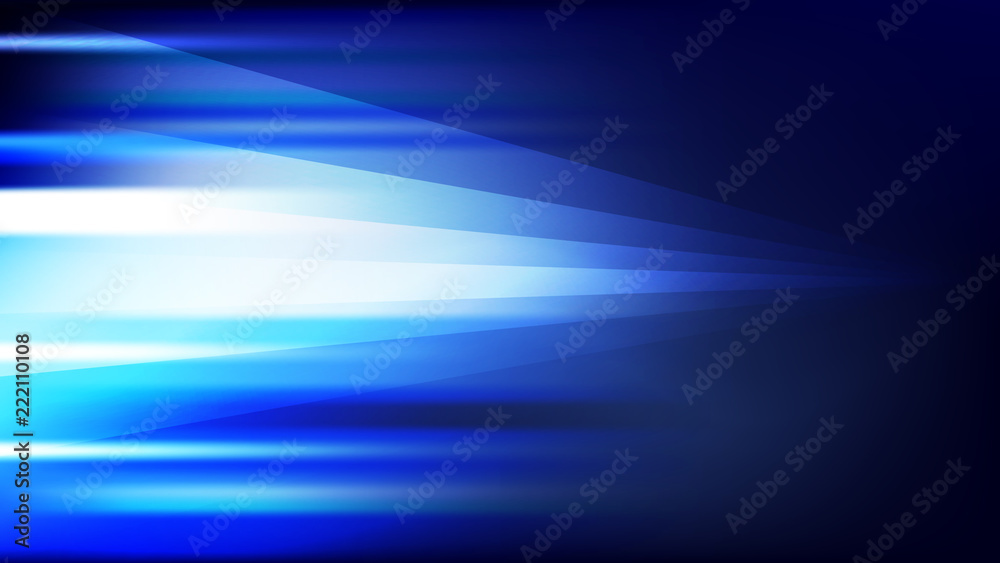 Abstract speed blue light and shade creative background. Vector illustration.