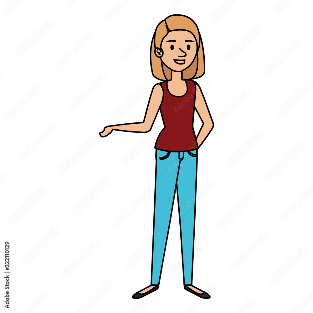 beautiful and young woman character beautiful and young woman character