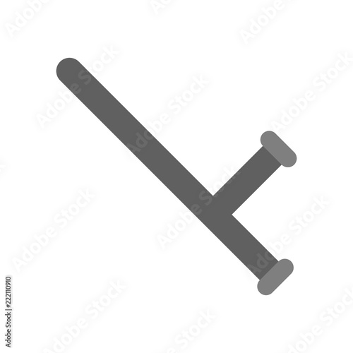 police baton or night stick, police related icon