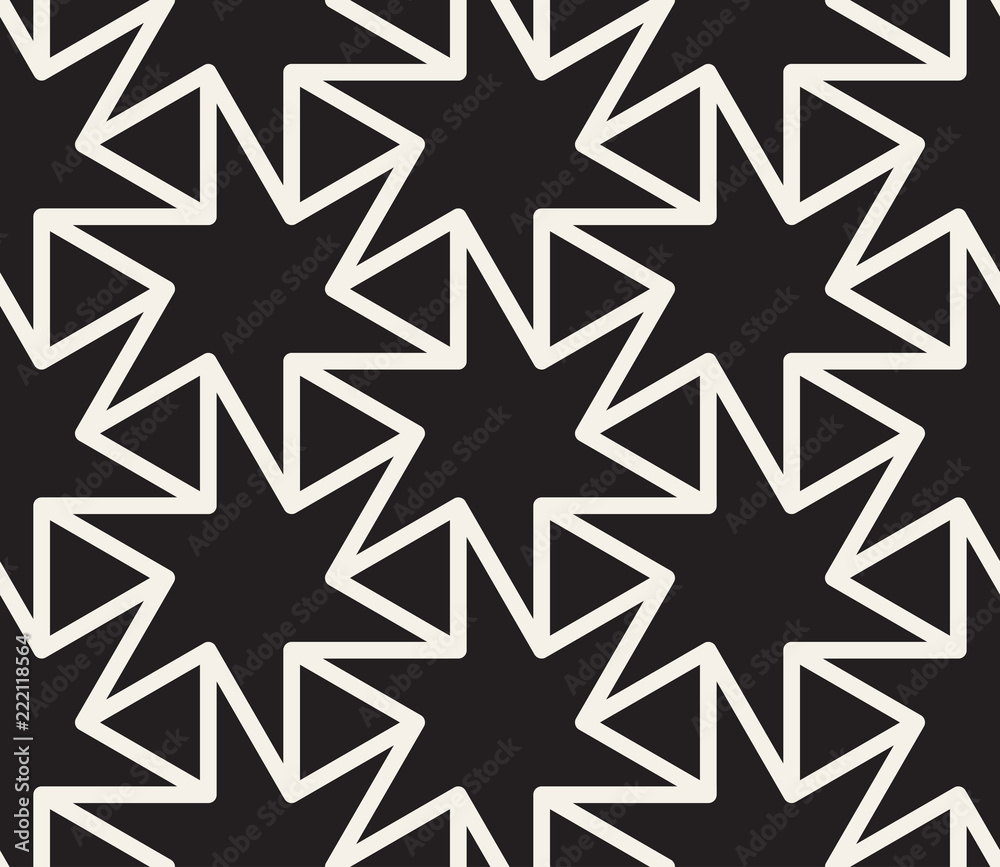 Vector seamless pattern. Modern stylish abstract texture. Repeating geometric tiles Vector seamless pattern. Modern stylish abstract texture. Repeating geometric tiles