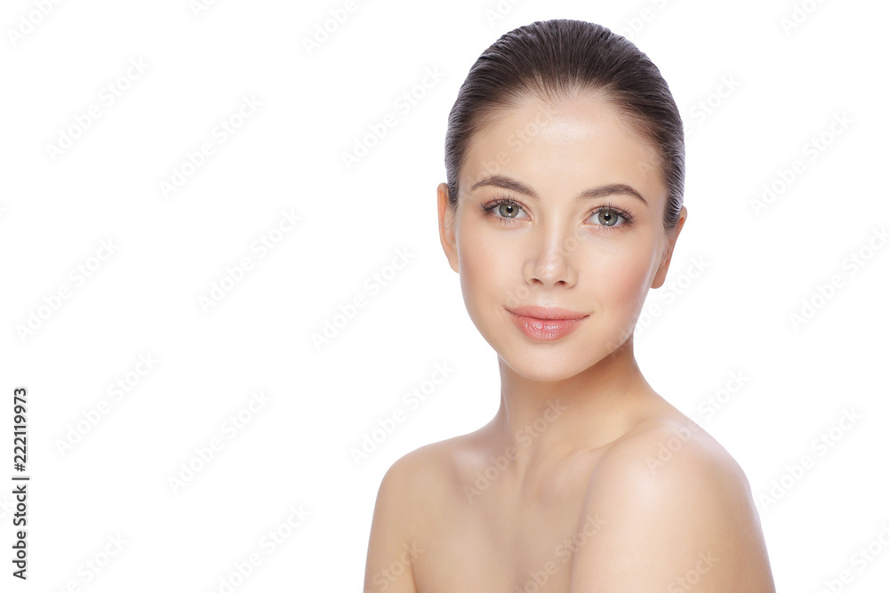 Portrait of a beautiful young woman, Portrait of a beautiful young woman,