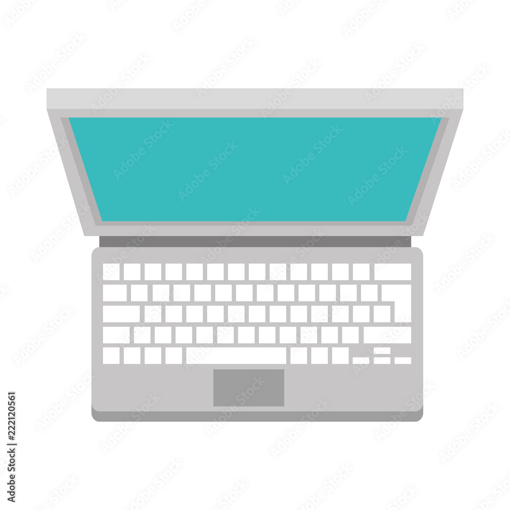 laptop computer isolated icon laptop computer isolated icon