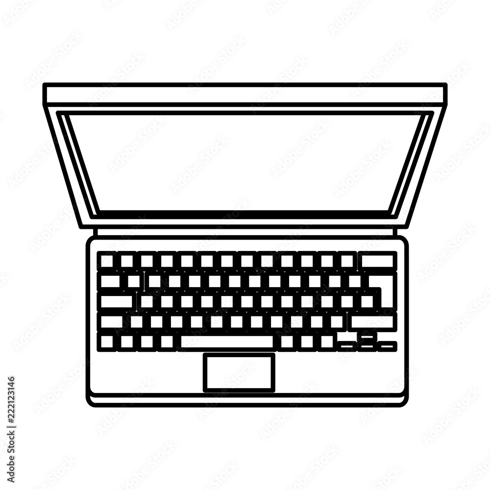 laptop computer isolated icon laptop computer isolated icon