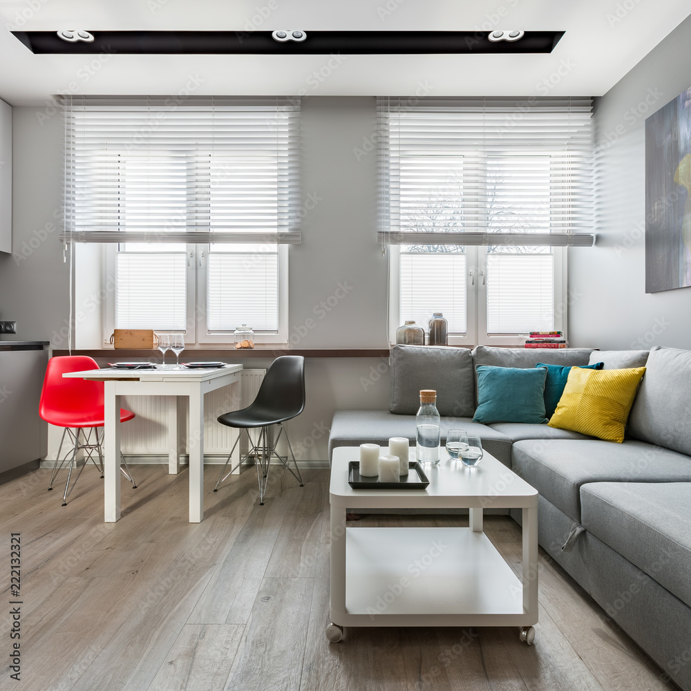 Fototapeta premium Cozy studio flat
