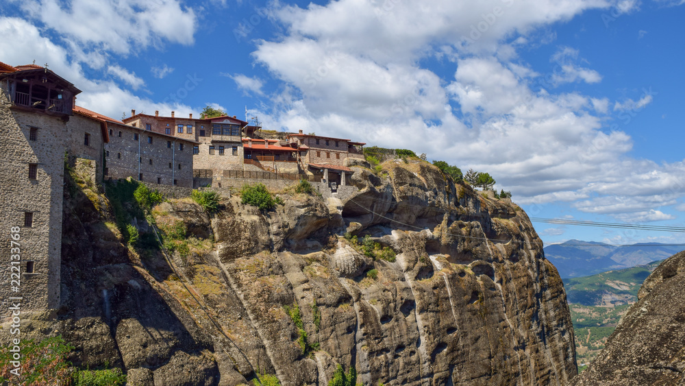 Fototapeta premium Cableway to the Monastery.