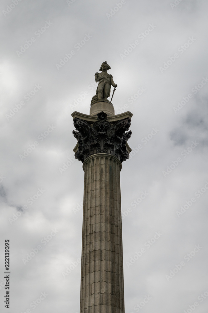 Admiral Nelson monument in London