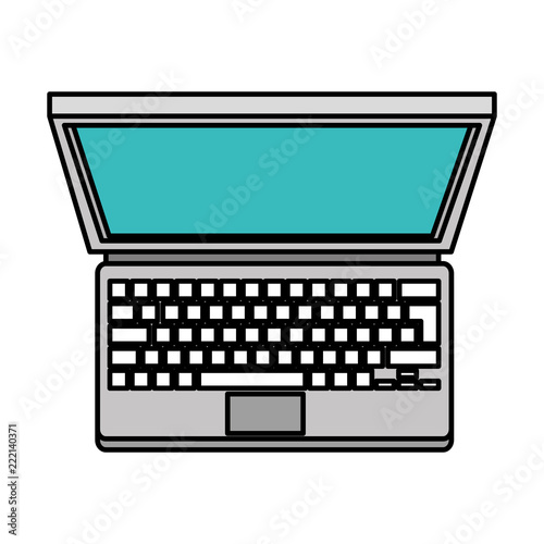 laptop computer isolated icon