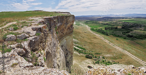 White rock at crimea view from top photo