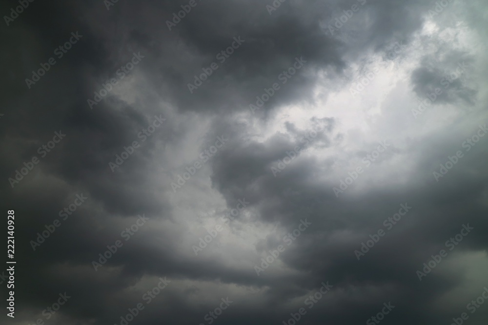 Natural backgrounds: stormy sky, rainy cloud.