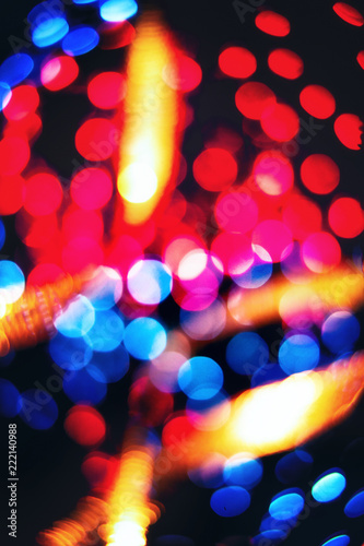 Colorful bokeh background