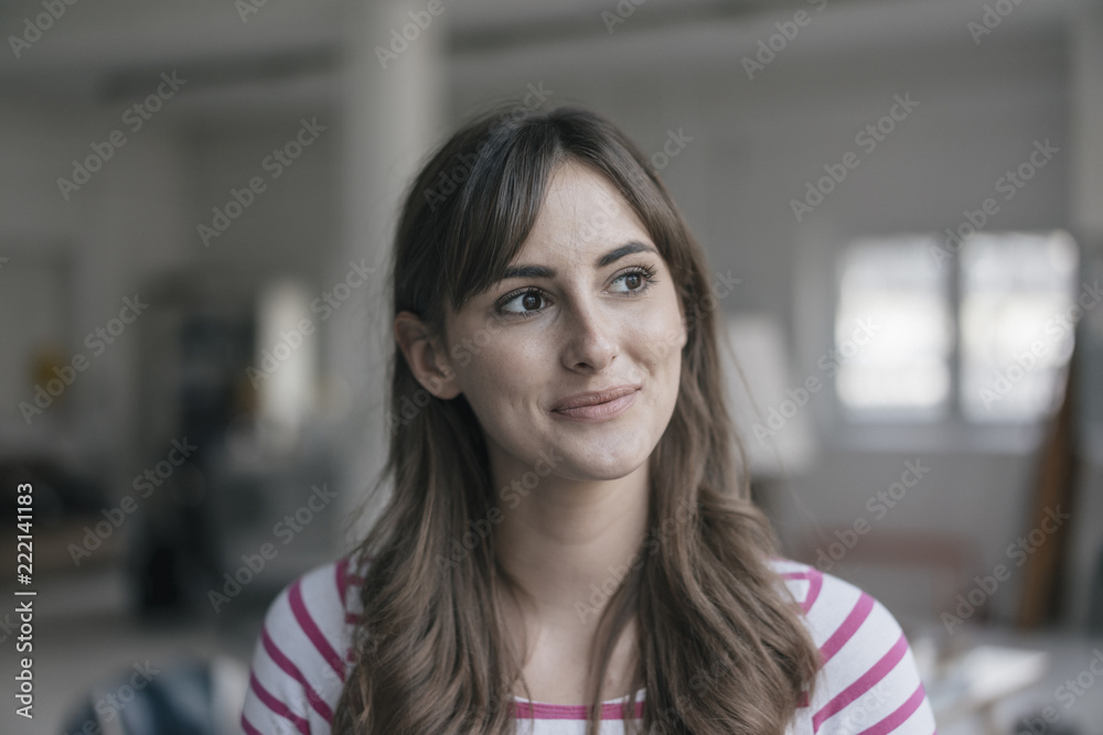 Portrait of a smiling, confident young woman Portrait of a smiling, confident young woman