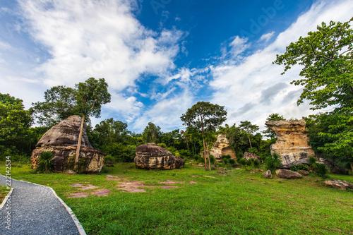 Landscape of Nam-Phong national park, Khon-Kaen province, Thailand.