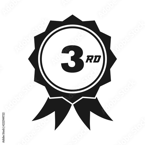 3rd champion badge for success in competition