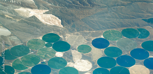 The Earth from above: Center Pivot Irrigation agriculture