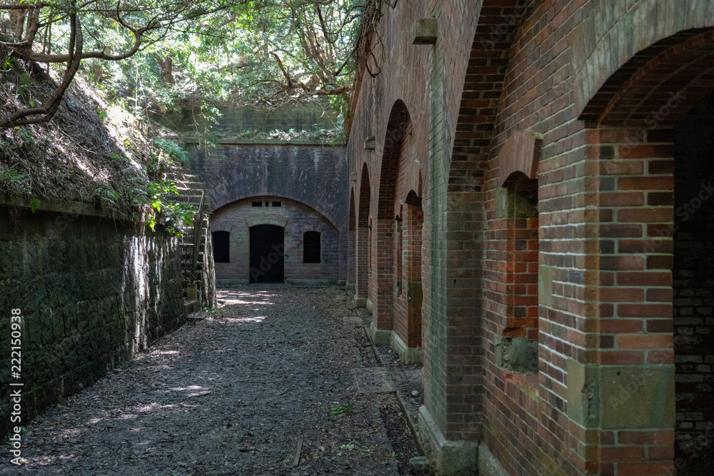 Old Architecture at Tomogashima Island, Wakayama, Japan 和歌山 友ヶ島 砲台跡