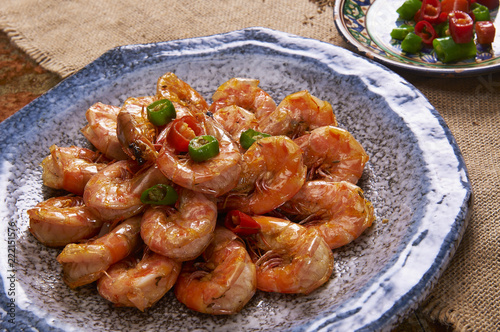 Gourmet fried shrimp