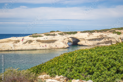 S'archittu, Guglieri, Sardinia, Sea, view
