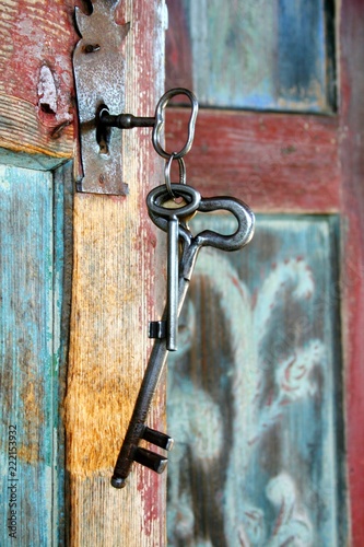 Key on old door © Jolanta