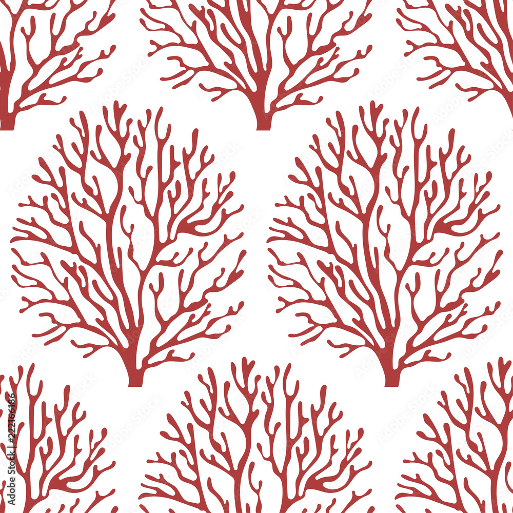 custom made wallpaper toronto digitalNautical seamless pattern with corals.Colorful vector summer background.Textile texture