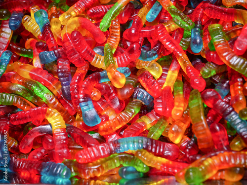Close up of candy sweets