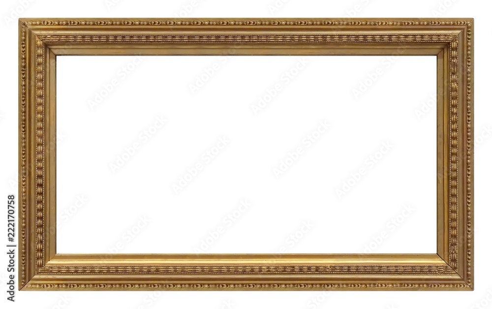 Golden frame for paintings, mirrors or photo Golden frame for paintings, mirrors or photo