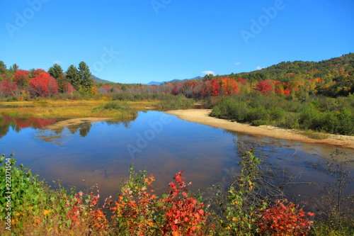 Beautiful lake in rural Vermont