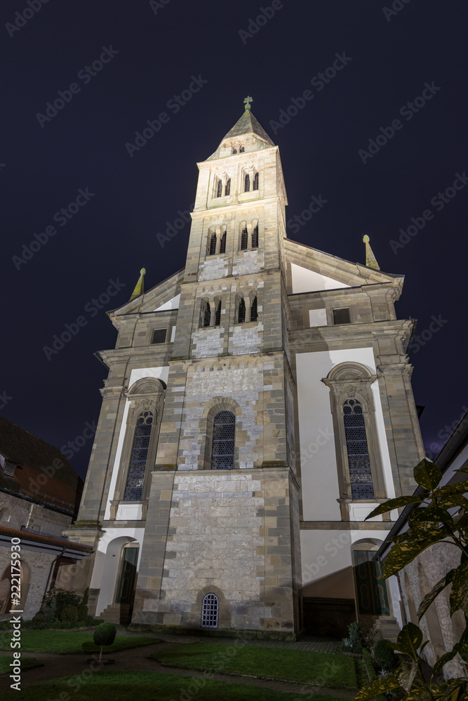 Comburg Castle and Monastery by night